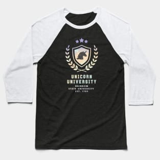 Unicorn University Baseball T-Shirt